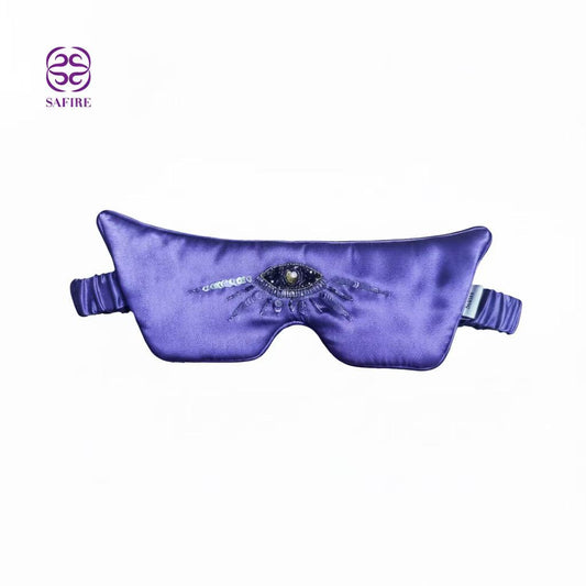 Third Eye Embroidered Silk Ritual -Amethyst Edition