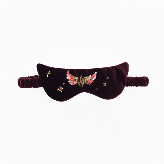 Angel's Wing Embroidered Velvet Ritual