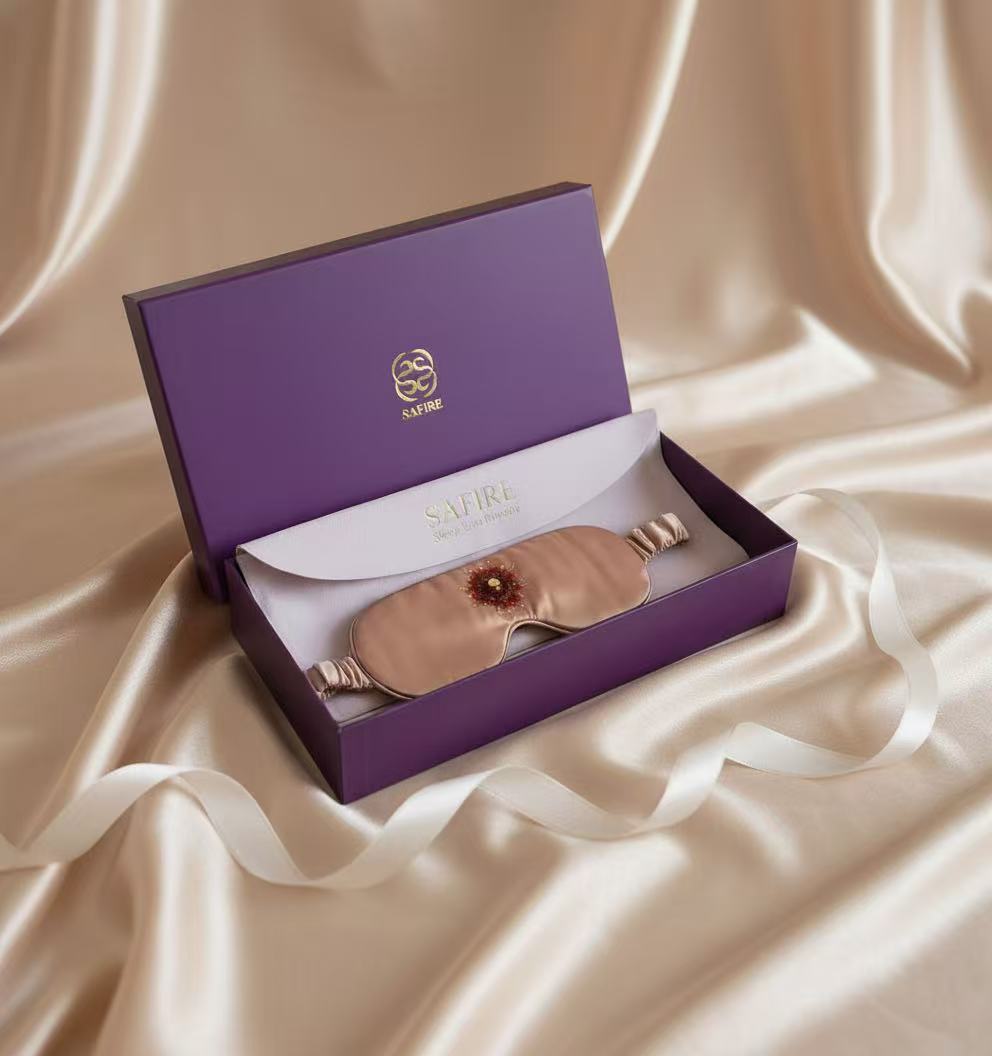 Sunlit Rose Silk Eye Mask- Limited Edition