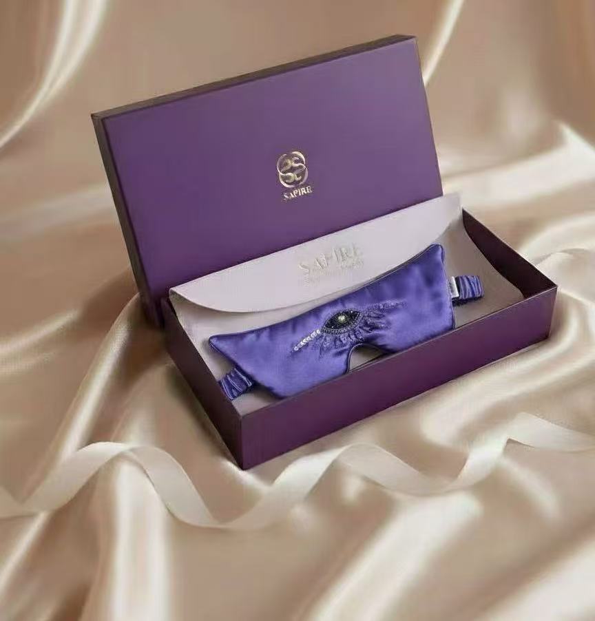 Violet Oracle Silk Eye Mask - Limited Edition