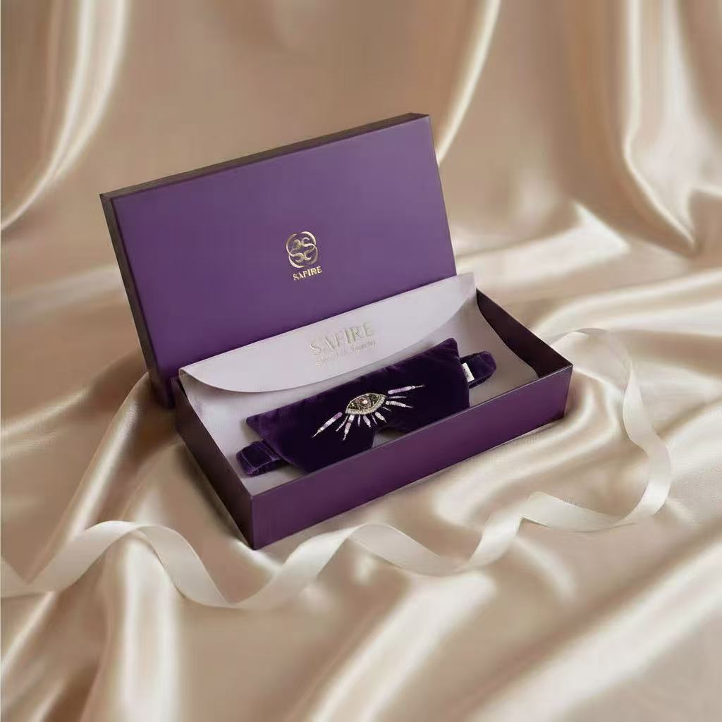 Violet Oracle Silk Velvet Eye Mask - Limited Edition