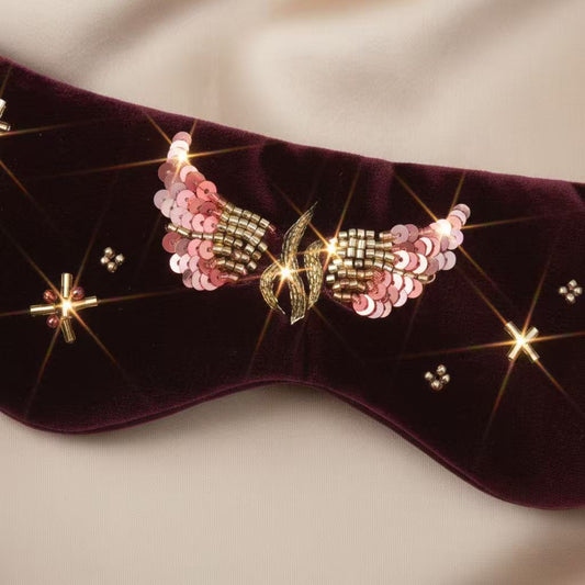 Angel's Wing Embroidered Velvet Ritual