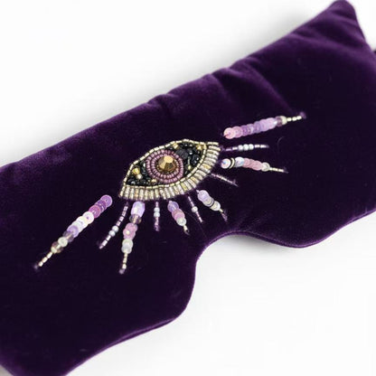 Violet Oracle Silk Velvet Eye Mask - Limited Edition