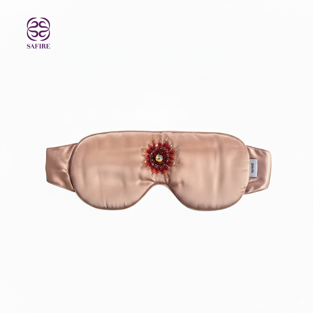Sunlit Rose Silk Eye Mask- Limited Edition