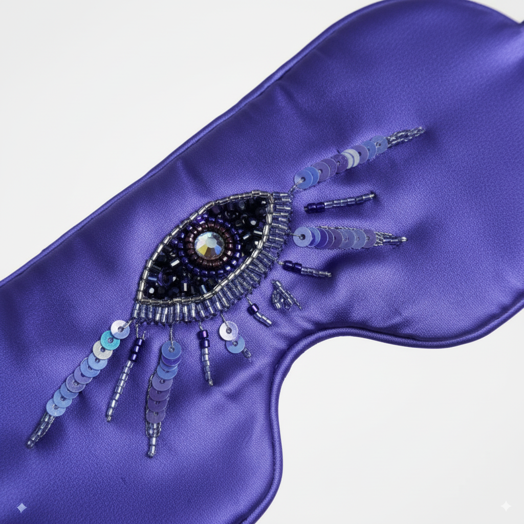 Violet Oracle Silk Eye Mask - Limited Edition