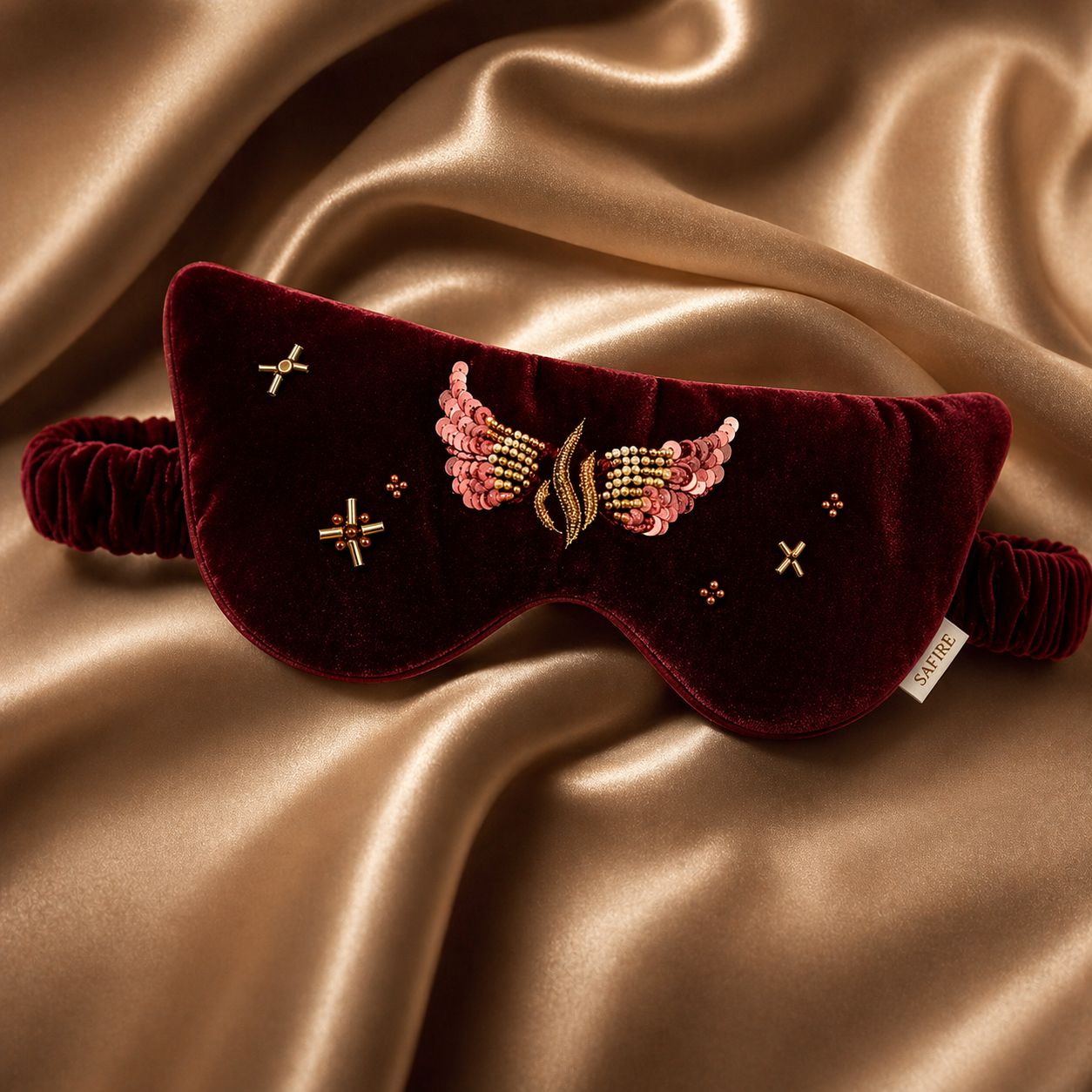 Angel's Wing Embroidered Velvet Ritual