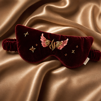 Angel's Wing Embroidered Velvet Ritual