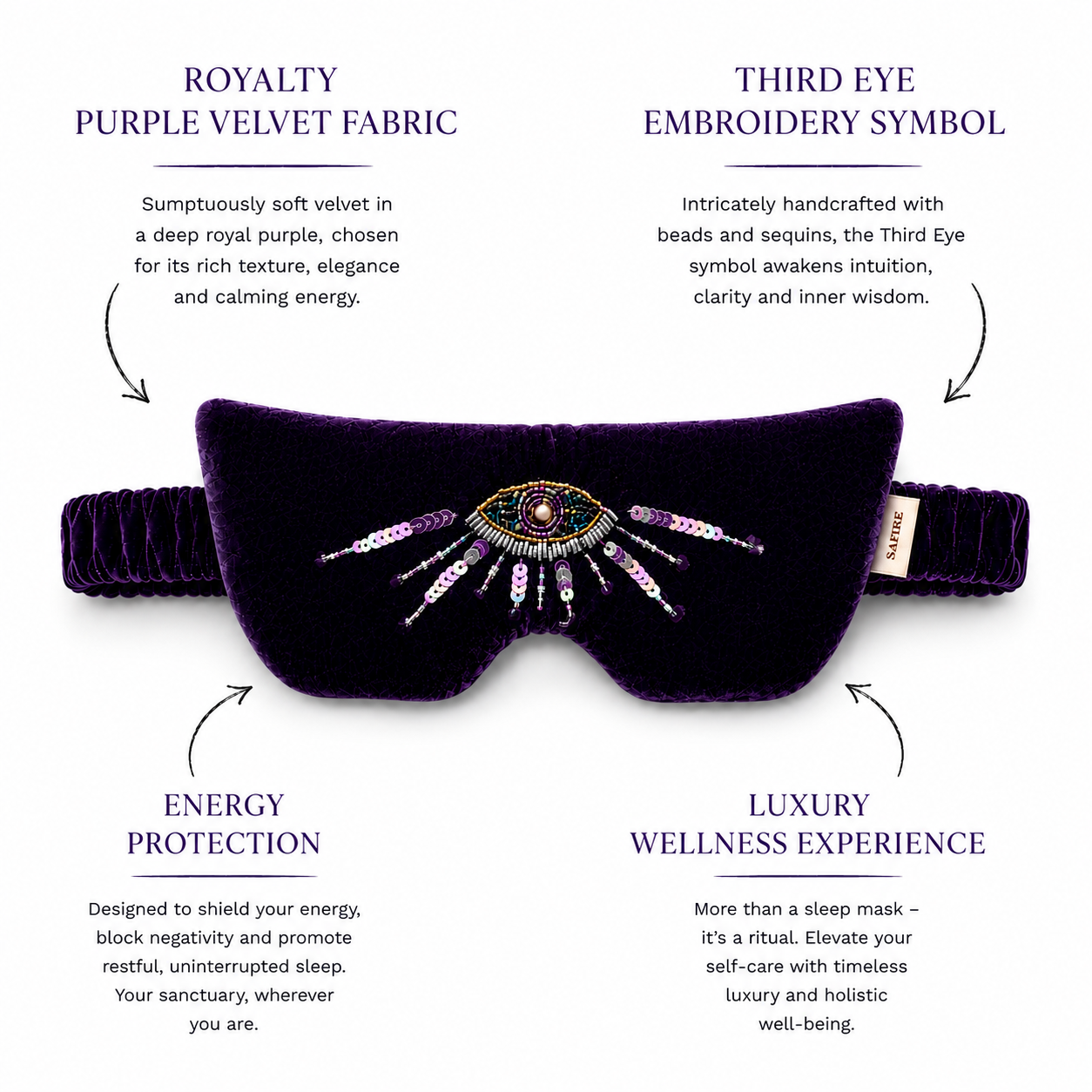 Third Eye Embroidered Velvet Ritual