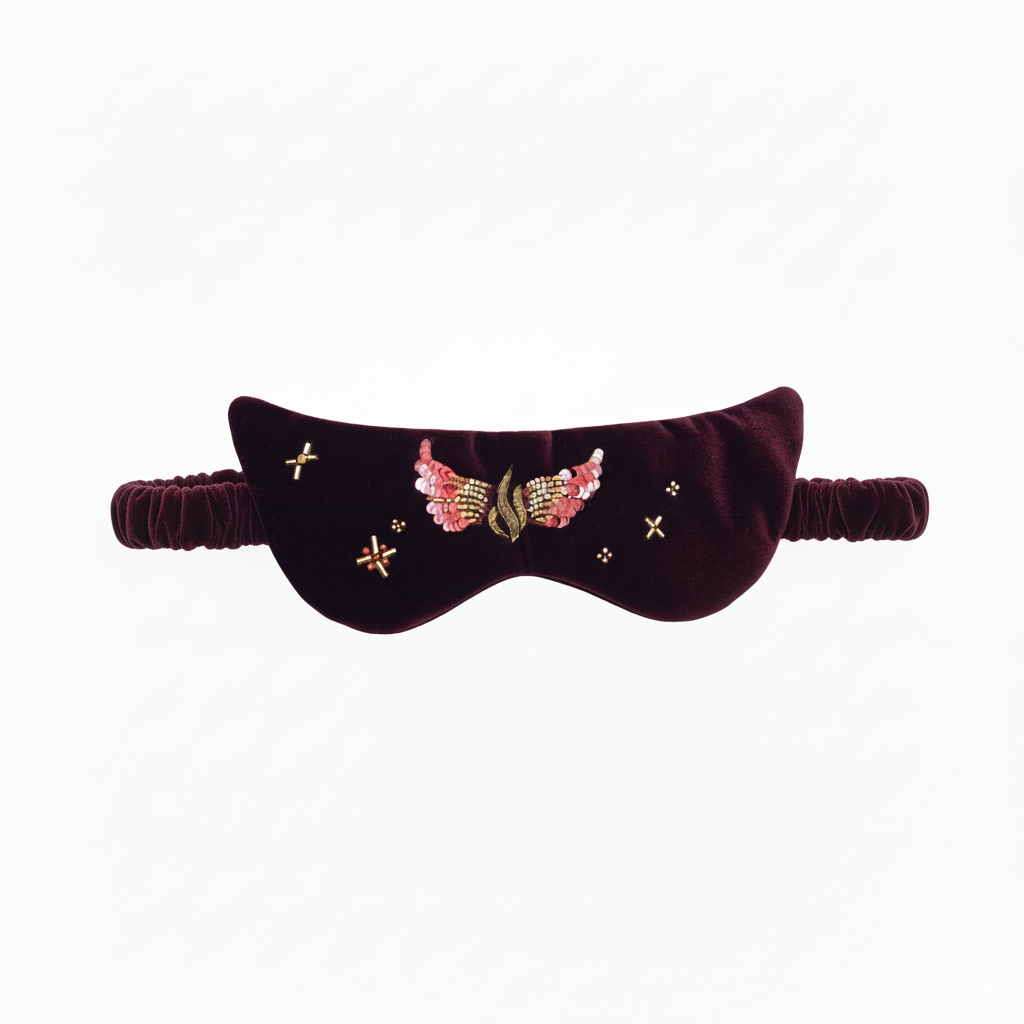 Angel's Wing Embroidered Velvet Ritual