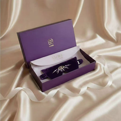 Violet Oracle Silk Velvet Eye Mask - Limited Edition